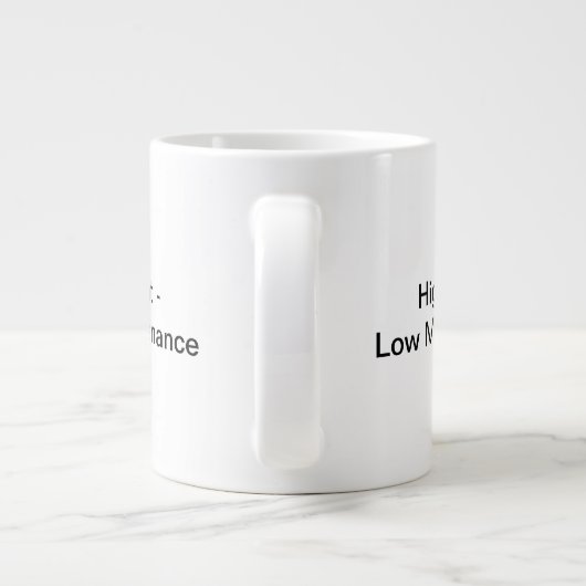 High Fat - Mok met laag onderhoud (20 oz) (Achterkant)