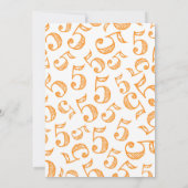 High Five Birthday uitnodiging (Achterkant)