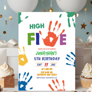 High Five Boy Verjaardag Kaart