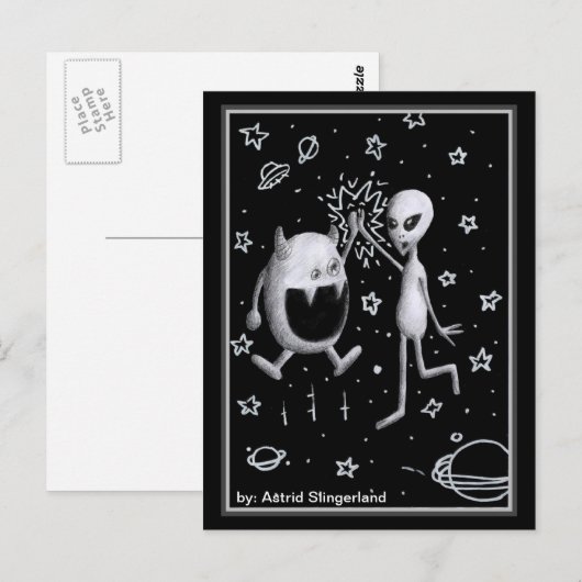 High Five - Briefkaart (Voorkant / Achterkant)