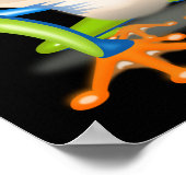 High Five Comical Frog Humoureus Poster (Hoek)