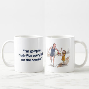 High Five Elke Kid Grappige Marathonloper Koffiemok