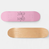 High Five Fist Bump Vrede Broederschap Persoonlijk Skateboard (Horizontaal)