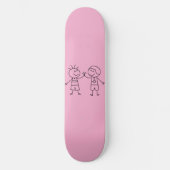 High Five Fist Bump Vrede Broederschap Persoonlijk Skateboard (Voorkant)