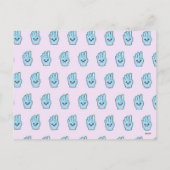 High Five Friend Valentine Card Feestdagenkaart (Achterkant)