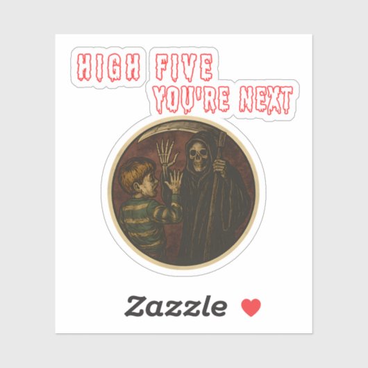 High Five from Death – You're Next Sticker (Vel)