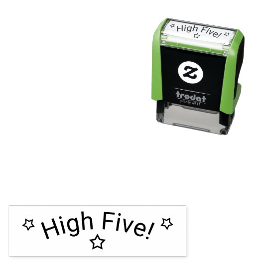 High Five Gefeliciteerd Docent Grading Zelfinktende Stempel (In situ)