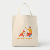"High-Five met Bestie" Tote Bag (Voorkant)