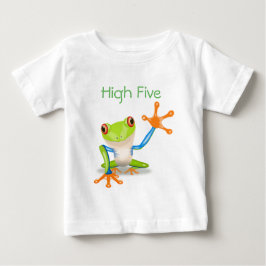 High Five Oranje en Blue Funny Frog Shirt