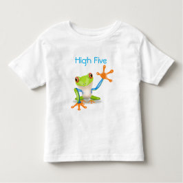 High Five Oranje en Blue Funny Frog Shirt
