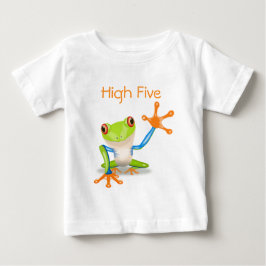 High Five Oranje en Blue Funny Frog Shirt