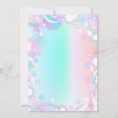 High Five Pastel Neon Glow 5e verjaardagsfeestje Kaart (Achterkant)