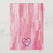 High Five, Pink Painted 5th Birthday Kaart (Achterkant)