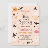 High Five Spooky Kinder Halloween Verjaardag Uitno Kaart (Voorkant)