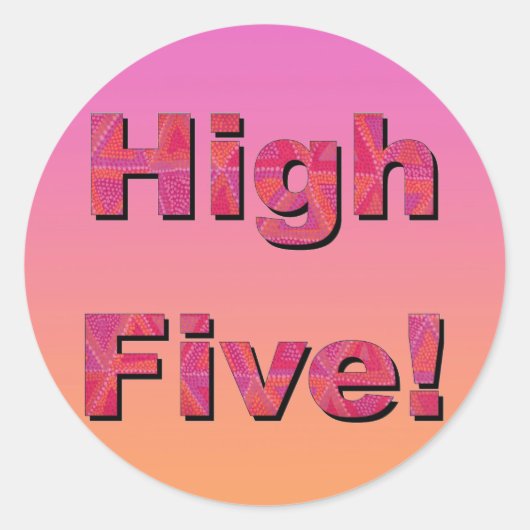 High Five! Sticker (Voorkant)