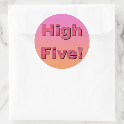 High Five! Sticker (Tas)
