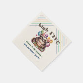 High Five Verjaardagsfeest Tweelingen Mapache them Servet (Hoek)