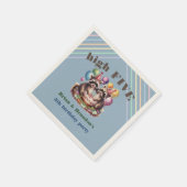 High Five Verjaardagsfeest Tweelingen Mapache them Servet (Hoek)