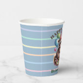 High Five Verjaardagsfeestje Tweelingen Mapache ba Papieren Bekers (Rechts)