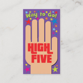 High Five Visitekaartjes Contactkaartje