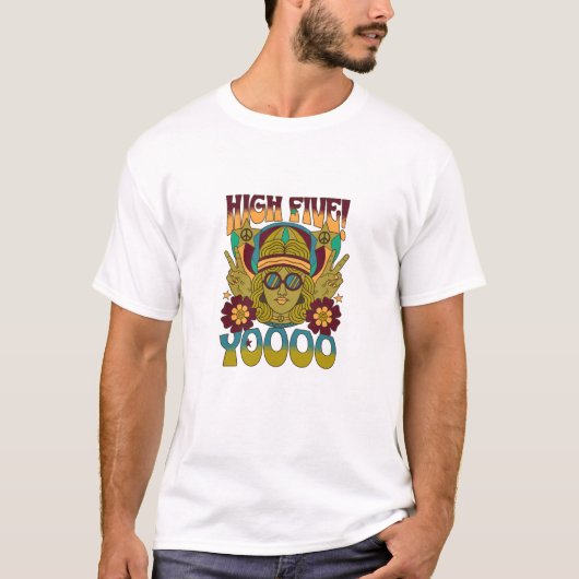 High five! Voor T-shirt (Voorkant)