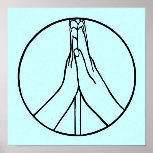 High Five Vredesteken handen Posters (Voorkant)