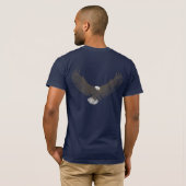 "High Flyer line art mannen" jalovy t shirt (Achterkant volledig)