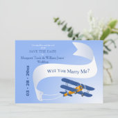 High Flyer Save the Date Aankondiging (Staand voorkant)