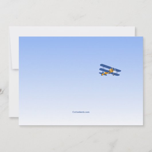 High Flyer Save the Date Aankondiging (Achterkant)