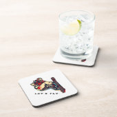 High Flyer - Snowboarding Fool Bier Onderzetter (Rechterzijde)