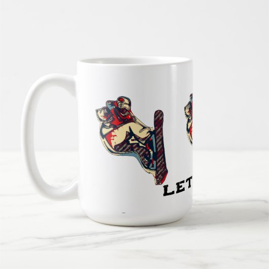 High Flyer - Snowboarding Fool Koffiemok (Links)