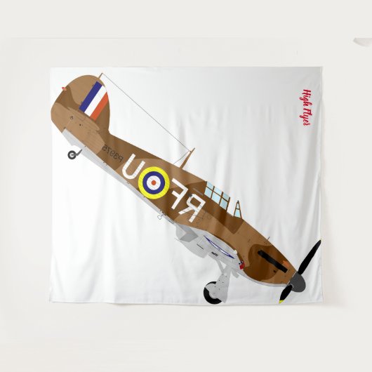 High Flyer Tapijt Wandkleed (Voorkant (horizontaal))