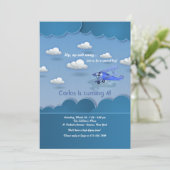 High Flyer-uitnodiging Kaart (Staand voorkant)