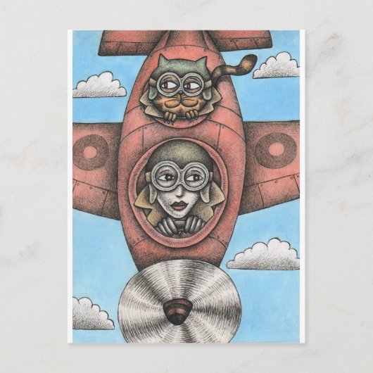 "High Flyers" Briefkaart (Voorkant)