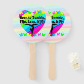 HIGH FLYING GYMNASTICS QUEEN HANDWAAIER (Voorkant en achterkant)