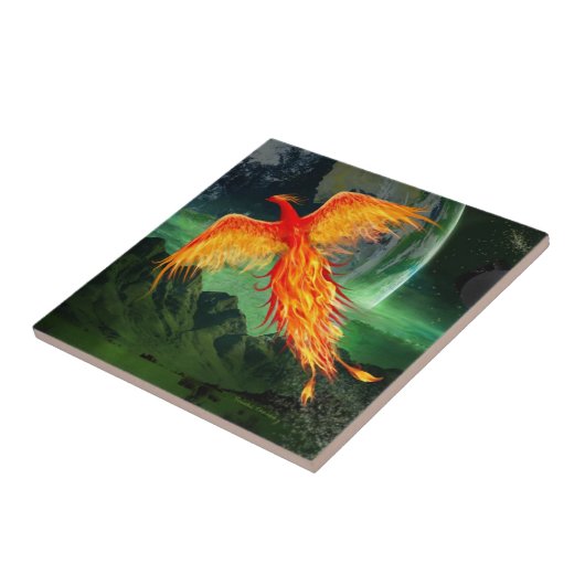 High Flying Phoenix Tegeltje (Zijkant)