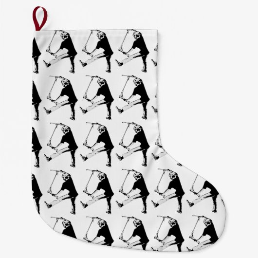 High Flying Scooter Jongen - Stunt Scooter Grote Kerstsok (Voorkant)