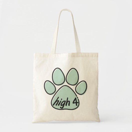 High Four 4 Hond Tote Bag (Voorkant)