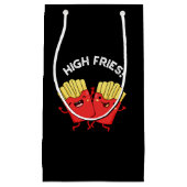 High Fries Grappige Vriend Pun Dark BG Klein Cadeauzakje (Voorkant)