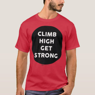 High get Sterke Gym uit Word-ontwerp werken T-shirt