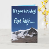 High Go beklimmen in een berg Kaart (Gele Bloem)