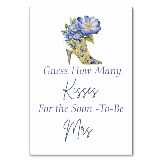 High-hak raden hoeveel kisses Vrijgezellenfeest sp Kaart (Achterkant)