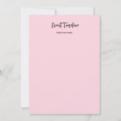 High Heel Bachelorette Party Uitnodiging (Achterkant)