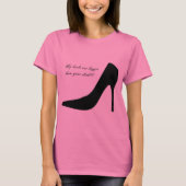 high heel, little dick t-shirt (Voorkant)