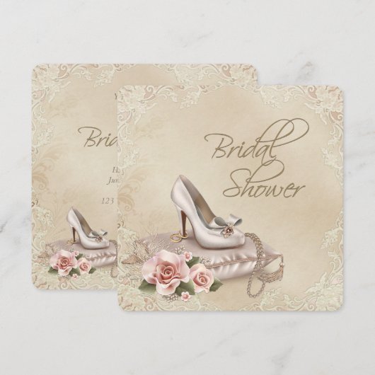 High Heel Shoe Vrijgezellenfeest Kaart (Voorkant / Achterkant)