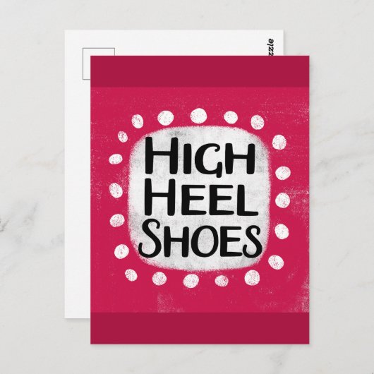 High Heel Shoes Briefkaart (Voorkant / Achterkant)