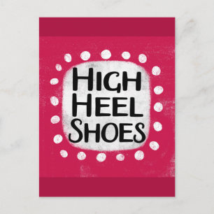 High Heel Shoes Briefkaart