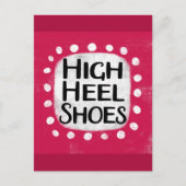 High Heel Shoes Briefkaart (Voorkant)