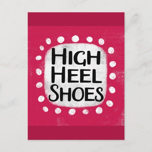 High Heel Shoes Briefkaart (Voorkant)