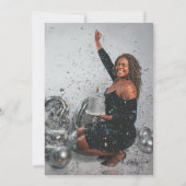 High Heels Black Bow Thirty 30th Birthday Kaart (Achterkant)